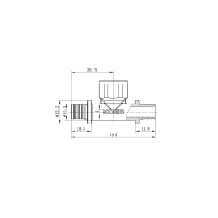 Тройник переходный с ВР Koer KA.T16-06F-16 - 16(2.2mm) x 1/2"F x 16(2.2mm) (KR4894) купить в САНН Одесса
