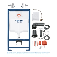 Инсталляция для унитаза Grohe Rapid SL, монтажная высота 1.13 м (38536001) купить в САНН Одесса