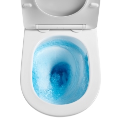Унитаз напольный безбачковый MIXXUS PREMIUM BEVEL-0701-T1 580х365х430mm система смыва TORNADO 1.0 (MP6597) купить в САНН Одесса