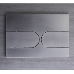 Панель смыва KOER KT-0604-07 240x160x10mm пластиковая, кнопка округленная (цвет графит) (KR5325) купить в САНН Одесса
