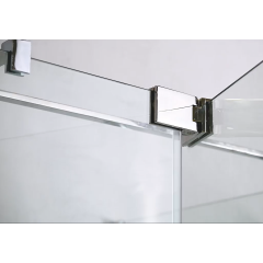 Душевая кабина без поддона KOER SR SC02-120x90x200-TR-01 прозрачное стекло EASY CLEAN 8мм хром (KR5354) купить в САНН Одесса
