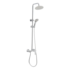 Душевая колонна MIXXUS PREMIUM SOFIA WHITE/CHROME-009-J со смесителем (Цвет хром) (MI1667) купить в САНН Одесса