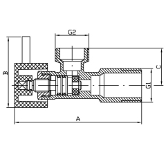 Кран Koer KR.516 - 1/2x3/4 (KR2879) купить в САНН Одесса