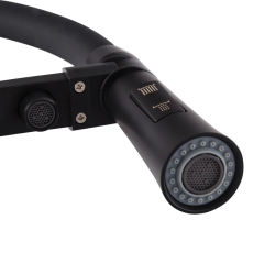 Смеситель для кухни MIXXUS PREMIUM MAGNET 021 BLACK REFL.BLACK с гибким изливом с выходом для питьевой воды (Цвет черный+излив черный) (MI6974) купить в САНН Одесса