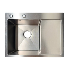Мойка из нержавеющей стали ZERIX ZH5850L DECOR SS COLOR (3.0/0.8) (цвет нержавейка) (ZX6186) купить в САНН Одесса