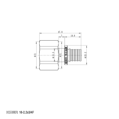 Переходник с ВР Koer KA.A08F-16 - 16(2.2mm) x 3/4"F (KR4862) купить в САНН Одесса