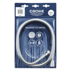 Душевой шланг 2000 Grohe Relexaflex Metal (28140000) купить в САНН Одесса