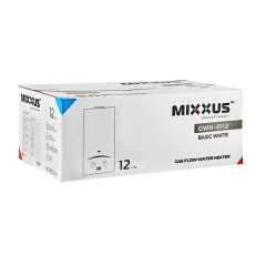 Газовая колонка Mixxus GWH-0112 BASIC WHITE дымоходная 12 л/мин (WH0029) купить в САНН Одесса