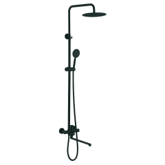 Душевая колонна со смесителем Zerix DAX-006-J-35cm Black (нерж. сталь) (ZX4829) купить в САНН Одесса