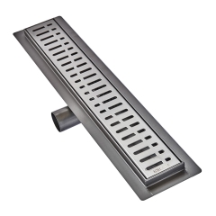 Душевой трап из нержавеющей стали SUS304 Koer FD35-70x500-Graphite (Цвет графит) (AC0657) купить в САНН Одесса