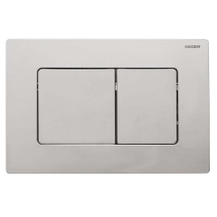 Панель смыва KOER KT-0602-02 240x160x10mm из нержавеющей стали, кнопка квадратная SUS304 (KR5179) купить в САНН Одесса