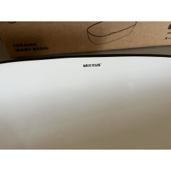 Раковина накладная MIXXUS PREMIUM DIVERSE-0111 EDGE BLACK 600х380х140mm (MP6562) купить в САНН Одесса