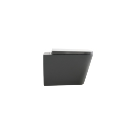 Унитаз подвесной MIXXUS PREMIUM QUADRO-0305-R GRAY 510x350x345mm система смыва RIMLESS (MP6656) купить в САНН Одесса