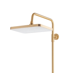 Душевая колонна со смесителем HAIBA MILANO 003-J BRUSHED GOLD (Цвет матовое золото) (HB9620) купить в САНН Одесса