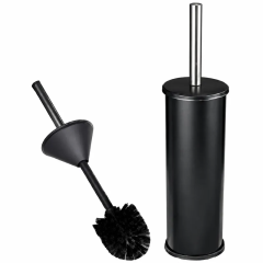 Йоржик для унітазу підлоговий ZERIX CLEVER-ME02 BLACK (колір чорний) (ZX4639) купить в САНН Одесса