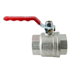 Кран кульовий ГГВ KOER EXTREME KE.214-50 - 2" FF ручка "важіль" червона (KR5749) купити в САНН Одеса