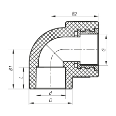 Угол ВР 32x1F PPR Koer K0117.PRO (KP0139) купить в САНН Одесса