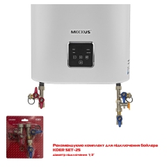 Водонагрівач "Плоский" MIXXUS EWH-09080 FLAT WET накопичувальний 80 л, мокрий тен 2 kW (WH0595) купити в САНН Одеса