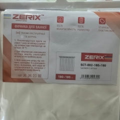 Шторка для ванной ZERIX SCT-002-180x180 из полиэстера (Цвет бежевый) (ZX4993) купить в САНН Одесса