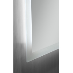 Зеркало MIXXUS FLAT MR04-80x60 с LED Touch, Anti-fog, димером, рег. яркости, часами (MI6928) купить в САНН Одесса