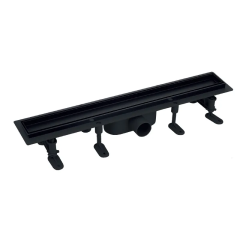 Душевой трап Mixxus DRAIN-06-60 BLACK с пластиковой основой и накладкой из нерж.стали SUS304 70x600мм (MI6529) купить в САНН Одесса