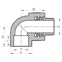 Угол НР 32x3/4M PPR Koer K0121.PRO (KP0144) купить в САНН Одесса