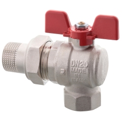 Кран с американкой Roho R106-075 - 3/4" угловой (RO0090) купить в САНН Одесса