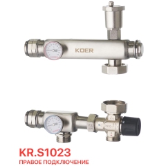 Смесительный узел Koer KR.S1023 (с термостатическим смесит. клапаном ) 1" НР SUS304 (KR2957) купить в САНН Одесса