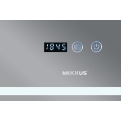 Зеркало MIXXUS STYLE MR03-90x70 с LED Touch, Anti-fog, димером, рег. яркости, часами (MI6007) купить в САНН Одесса