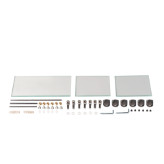 Зеркало настенное ZERIX SOLO MOZ01-48x68x10 ассиметичное с 3-мя полками (ZX5624) купить в САНН Одесса