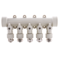 Розподільний колектор опалення 5-way з фітингом (40x20) PPR Koer K0193.PRO (KP2558) купити в САНН Одеса