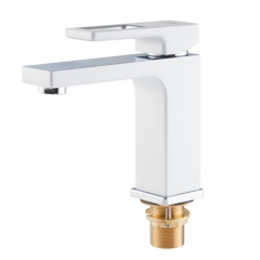 Смеситель для умывальника KOER KB-10009-04 (Цвет хром+белый) (KR5975) купить в САНН Одесса