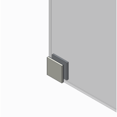 Дверь в нишу раздвижная KOER SR SD02-140x200-TR-01 прозрачное стекло EASY CLEAN 8мм хром (KR5383) купить в САНН Одесса