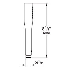 Ручний душ Grohe Euphoria Cosmopolitan Stick, 1 режим (22126KF0) купити в САНН Одеса