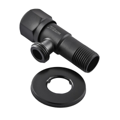 Кран для подключения сантехприборов MIXXUS VAL-06-1/2x1/2 BLACK из нерж. стали SUS304 (Цвет черный) (MI6058) купить в САНН Одесса