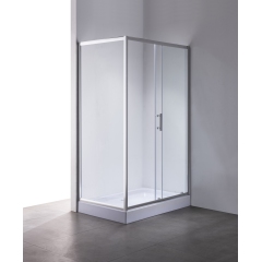Душевая кабина с низким поддоном MIXXUS HARD SCT01-100x90x198-TR CHROME прозрачное стекло 5мм (MI6909) купить в САНН Одесса