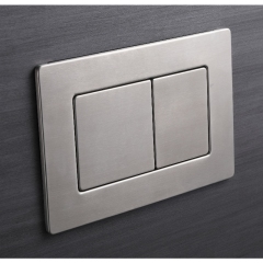 Панель смыва KOER KT-0612-02 240x160x10mm из нержавеющей стали, кнопка квадратная SUS304 (KR6120) купить в САНН Одесса