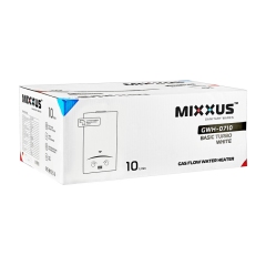 Газовая колонка Mixxus GWH-0710 BASIC TURBO WHITE турбированная 10 л/мин (WH0028) купить в САНН Одесса