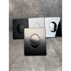 Панель смыва KOER KT-0606-01 157x198x3mm пластиковая, кнопка округленная (цвет хром) (KR5342) купить в САНН Одесса