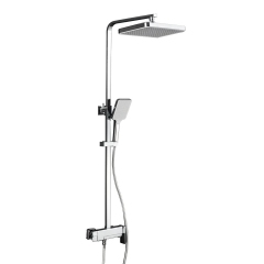 F2490 душ. система 3х функц. поворот. вилив лат. корпус Ø35 (хром) {4/1} купить в САНН Одесса