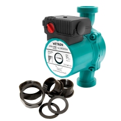 Насос циркуляционный 100Вт Hmax 6м Qmax 50л/мин Ø1½" 180мм Ø1 WETRON LPS25-6/180G (774332) купить в САНН Одесса