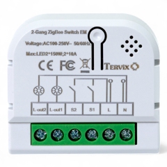 433121 Умный выключатель Tervix Pro Line ZigBee Switch (2 клавиши) купить в САНН Одесса