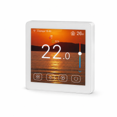 114151 Кімнатний сенсорний термостат з WiFi управлінням Tervix Pro Line WiFi TouchScreen Thermostat (підлога), білий купить в САНН Одесса