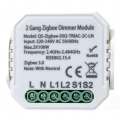 436121 Умный выключатель - регулятор Tervix Pro Line ZigBee Dimmer (2 клавиши) купить в САНН Одесса