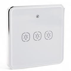 438131 Умный сенсорний выключатель Tervix Pro Line ZigBee Touch Switch (3 клавиши), без нуля купить в САНН Одесса