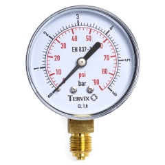 355412 манометр Tervix Pro Line 100 0-6 бар 1/2" рад. купить в САНН Одесса