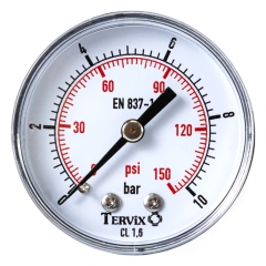 355513 манометр Tervix Pro Line 50 0-10 бар 1/4" акс. купить в САНН Одесса