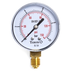 355213 манометр Tervix Pro Line 63 0-10 бар 1/4" рад. купить в САНН Одесса