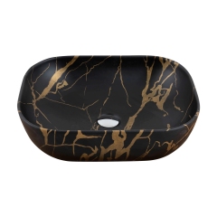 Умывальник Venus Dark Curve Marble 50 см купить в САНН Одесса