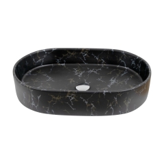 Умывальник Venus Dark Oval Marble 60 см купить в САНН Одесса